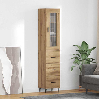 Highboard Dąb rzemieślniczy 34,5 x 34 x 180 cm