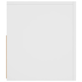 vidaXL Szafka pod TV z oświetleniem LED, biała, 120x35x40 cm