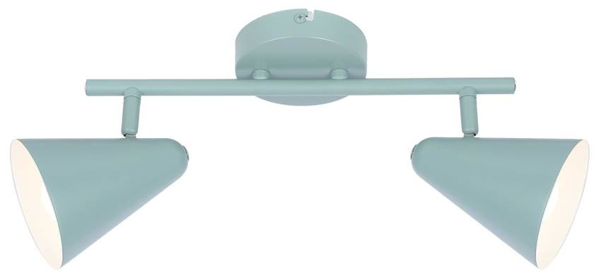 Lampa ścienna listwa 2X40W E14 szary mat AMOR 92-63335