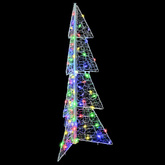 Choinka z 100 diodami LED Wielokolorowe 120 cm Akryl