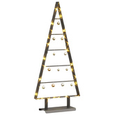 Metalowa choinka świąteczna z podstawą Czarny 90 cm Stal