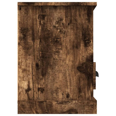 vidaXL Szafka pod TV, przydymiony dąb, 100x35x50 cm
