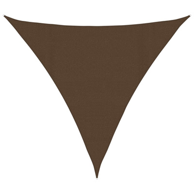 Żagiel przeciwsłoneczny, 160 g/m?, brązowy, 4,5x4,5x4,5 m