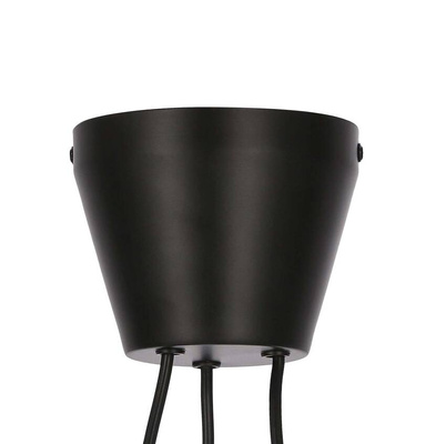 Lampa wisząca More czarno-złota metalowa 3xE27 do salonu i jadalni