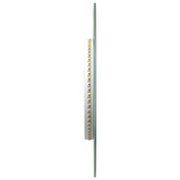 Lustro łazienkowe z LED, okrągłe, 40 cm