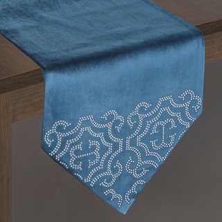 Obrus Odel granatowy 32x140