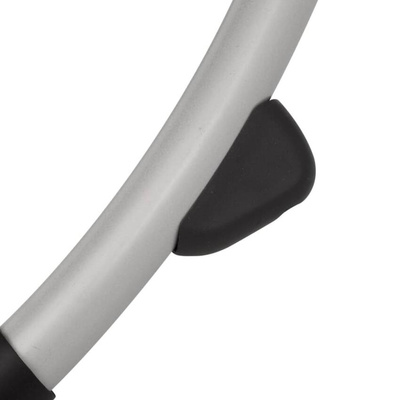 vidaXL Leżak z geometryczną ramą stalowy, taupe