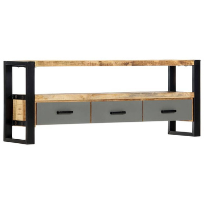 vidaXL Szafka pod TV, 130x30x50 cm, lite drewno mango