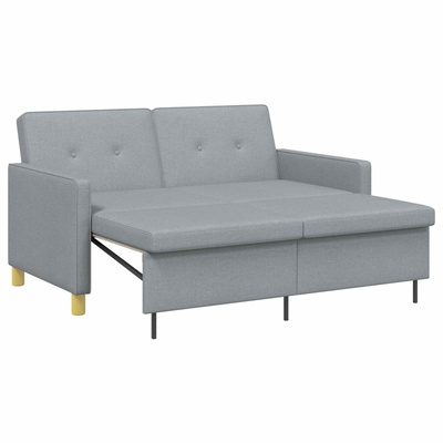 Rozkładana sofa jasnoszary 154 x 94,5 x 80,5 cm