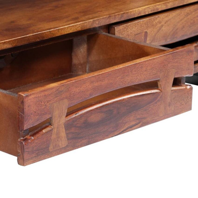 vidaXL Szafka pod TV, 140 x 30 x 45 cm, lite drewno akacjowe