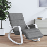 vidaXL Fotel bujany, ciemnoszary, tapicerowany tkaniną model standard