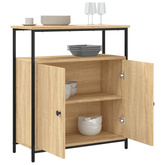Komoda Sonoma Oak 70x30x80 cm Drewno konstrukcyjne