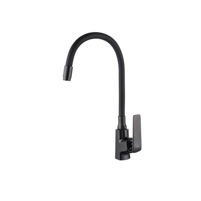 Bateria zlew. ligaria z elastyczną wylewką, czarny BZ-39-004-L Invena