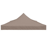 Dach do namiotu imprezowego, 6 x 3 m, taupe, 270 g/m?