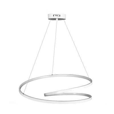 Lampa dekoracyjna wisząca led 60w biała DL-J06-1 + Pilot