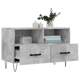 vidaXL Szafka pod TV, szarość betonu, 80x36x50 cm wariant 7