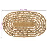 Dywany pokojowe naturalny 205 x 305 cm Juta