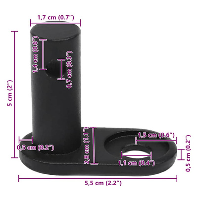 Złączka do przyczep rowerowych.