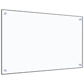 Panel ochronny do kuchni, przezroczysty, 80x50 cm, szkło