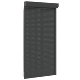 vidaXL Roleta zewnętrzna, aluminiowa, 110 x 220 cm, antracytowa