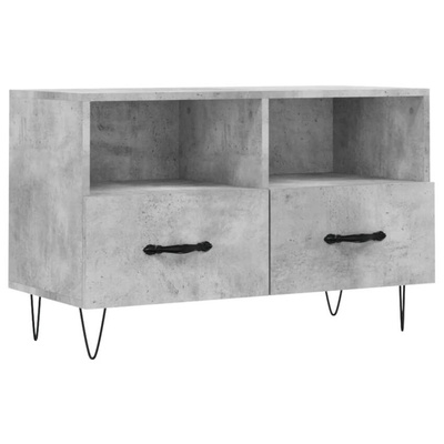 vidaXL Szafka pod TV, szarość betonu, 80x36x50 cm wariant 7