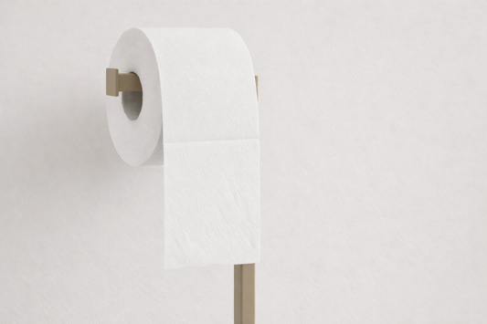 Beżowy stojak na papier toaletowy KS-53 PAPER STAND - KAJA HOME