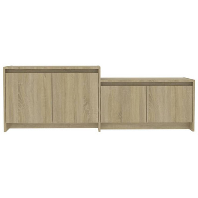 vidaXL Szafka pod TV, dąb sonoma, 146,5x35x50 cm