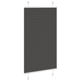 Roleta plisowana czarna 80x150 cm Szerokość tkaniny 79,4 cm