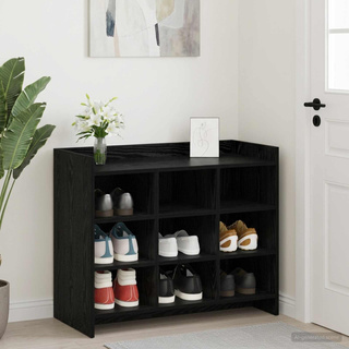 Szafka na buty Czarny dąb 85 x 39,5 x 70 cm Drewno inżynieryjne