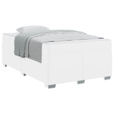 Ramka łóżka Biały 120 x 190 cm PVC