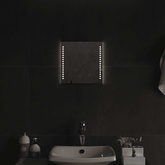 Lustro łazienkowe z LED, 30x30 cm