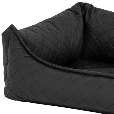 Madison Legowisko dla psa Skai Check, 120x95x28 cm, szare