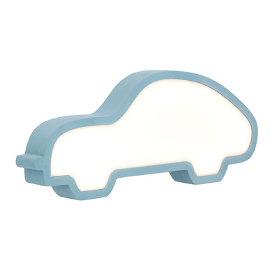 car lampa stołowa dla dziecka led iq kids niebieski