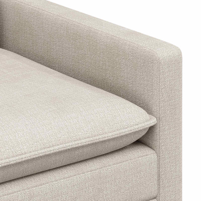 Sofa kremowy 76 x 81 x 87,5 cm Poliester