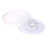 Texas lampa sufitowa plafon 15w led 29 cm klosz biały 
