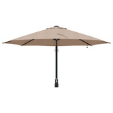 Parasolka ogrodowa Ze LED Lights Ciemnoszary 248 x 248 x 148 cm