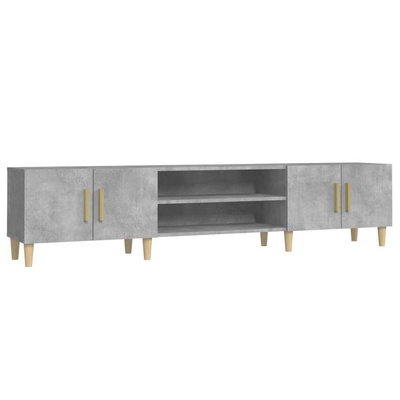 vidaXL Szafka pod TV, szarość betonu, 180x31,5x40 cm