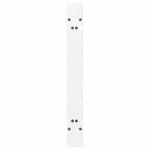 Nogi do stołu jadalnego w kształcie litery A 2 szt. Białe 90x(72-73) cm Stal