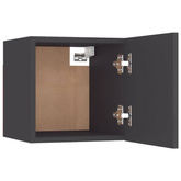 vidaXL Wiszące szafki telewizyjne, 4 szt., szare, 30,5x30x30 cm