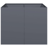 Doniczka Antracyt 100x100x80 cm Stal