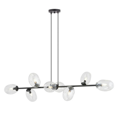 Lampa wisząca PANDORA 8 BL TRANSPARENT