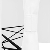 vidaXL Altana ogrodowa z zasłonami, 360x312x265 cm, biała, 180 g/m²