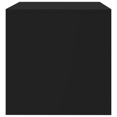 vidaXL Szafka pod TV, czarna, 100x40x40 cm, materiał drewnopochodny