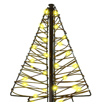 Choinka z 240 diodami LED Ciepła biel 180 cm rattan