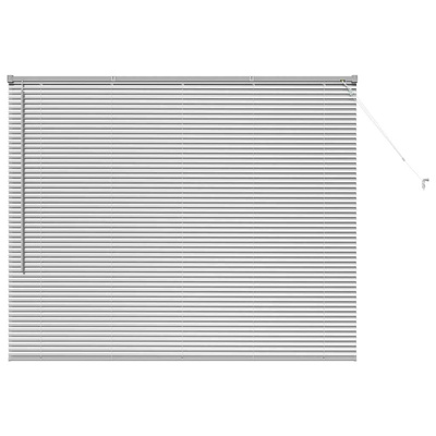 Żaluzje weneckie Srebrny 130 x 155 cm Aluminium