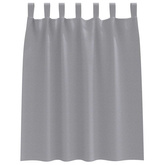Firany blackout z kółkami 2 pcs Jasnoszary 140 x 140 cm