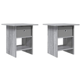 Stolik nocny 2 szt. Szary Sonoma 41 x 40 x 45 cm