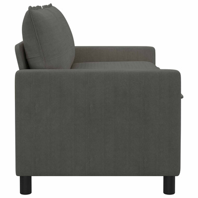 Sofa ciemnoszary 156 x 81 x 87,5 cm tkanina