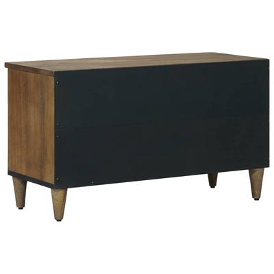 Szafka pod telewizor Brązowy 80 x 33 x 46 cm Drewno z mango