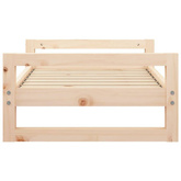 vidaXL Legowisko dla psa, 75,5x55,5x28 cm, lite drewno sosnowe